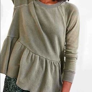 Truly madly deeply peplum Sweater